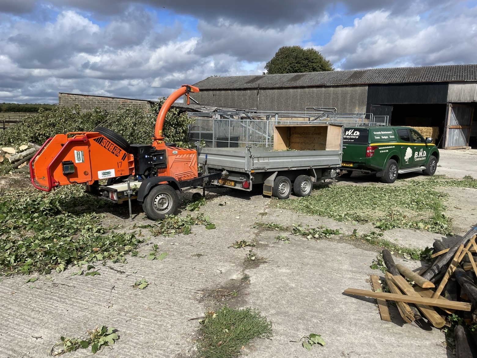 Other landscaping services and site work